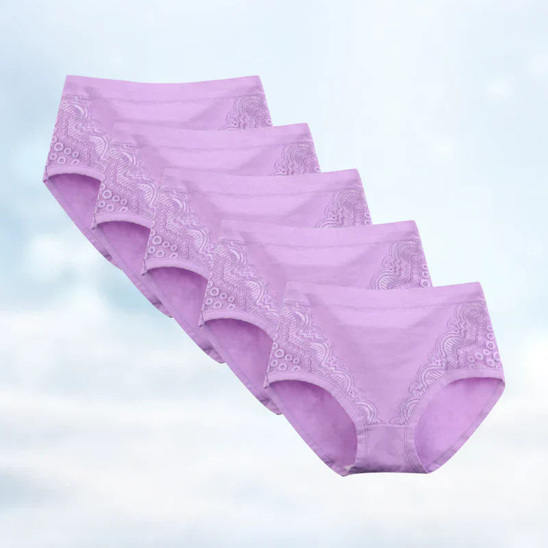 Comfortabel menstruatieondergoed en postpartum ondergoed voor dames. Herbruikbaar, lekvrij & ademend. Voelt droog.