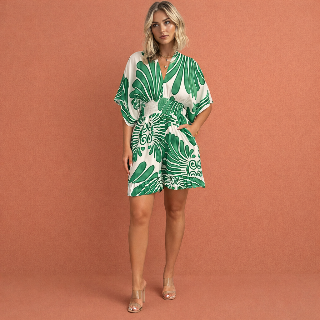 Stijlvolle dames jumpsuit voor de zomer. Combineer comfort en elegantie moeiteloos.