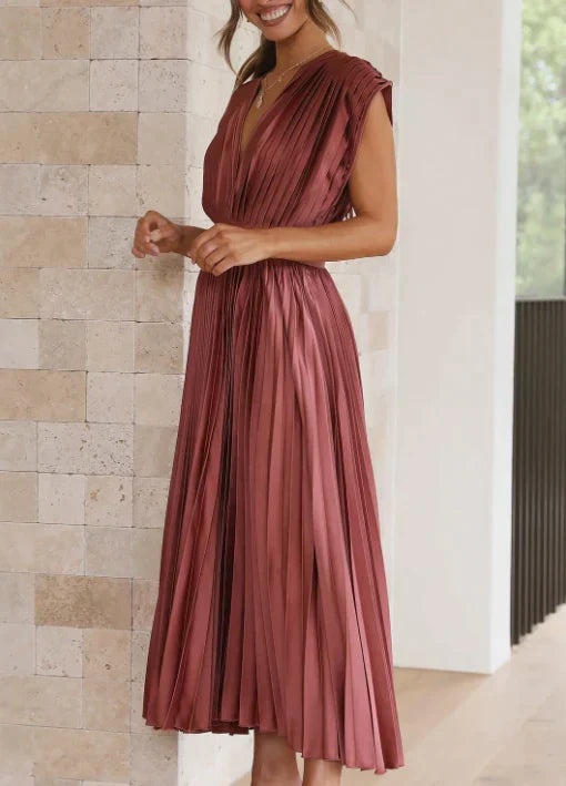 Veelzijdige dames maxijurk, van casual tot chic, comfortabel met elegante uitstraling.