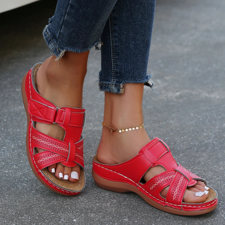 Elegante casual dames sandalen met open teen, ontworpen voor comfort en stijl, ideaal voor dagelijks gebruik.