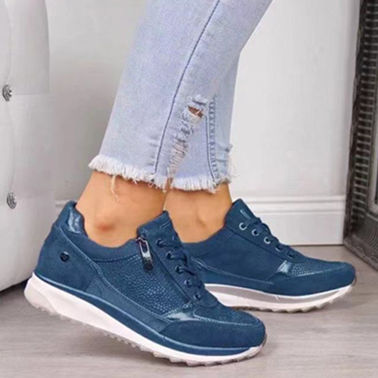 Paar modieuze dames orthopedische comfort sneakers, ergonomisch ontwerp voor voetcomfort