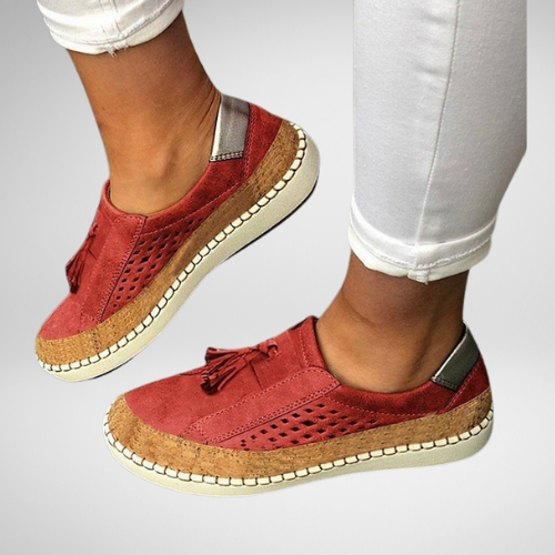 Comfortabele dames slip-ons met demping voor voetpijn verlichting en optimale ondersteuning, lichtgewicht ontwerp.