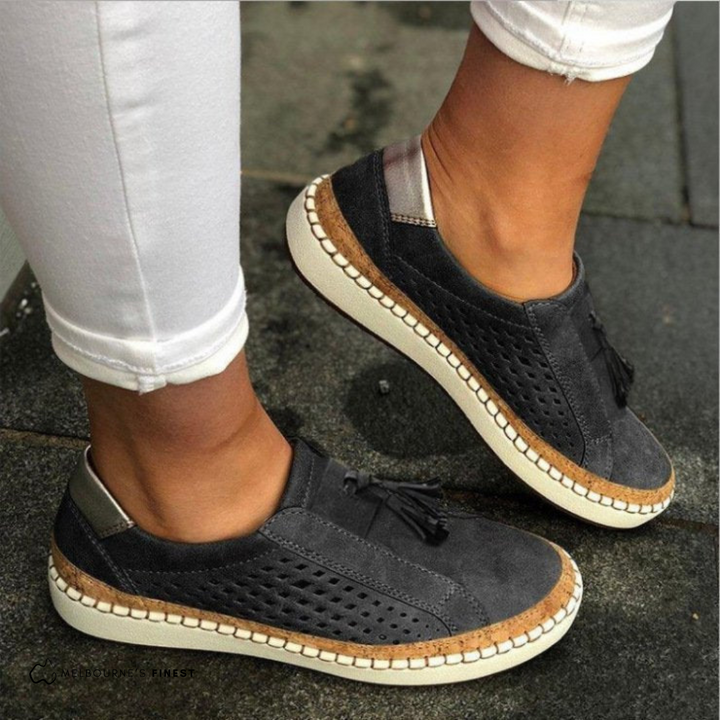 Lichtgewicht dames orthopedische wandelschoenen, instappers, met superieure ondersteuning voor langdurig comfort.
