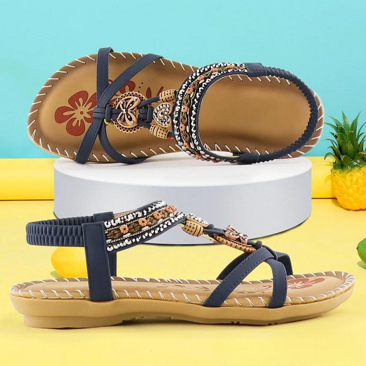 Comfortabele sandalen voor dames; modieus orthopedisch ontwerp met een slipvrije zool.