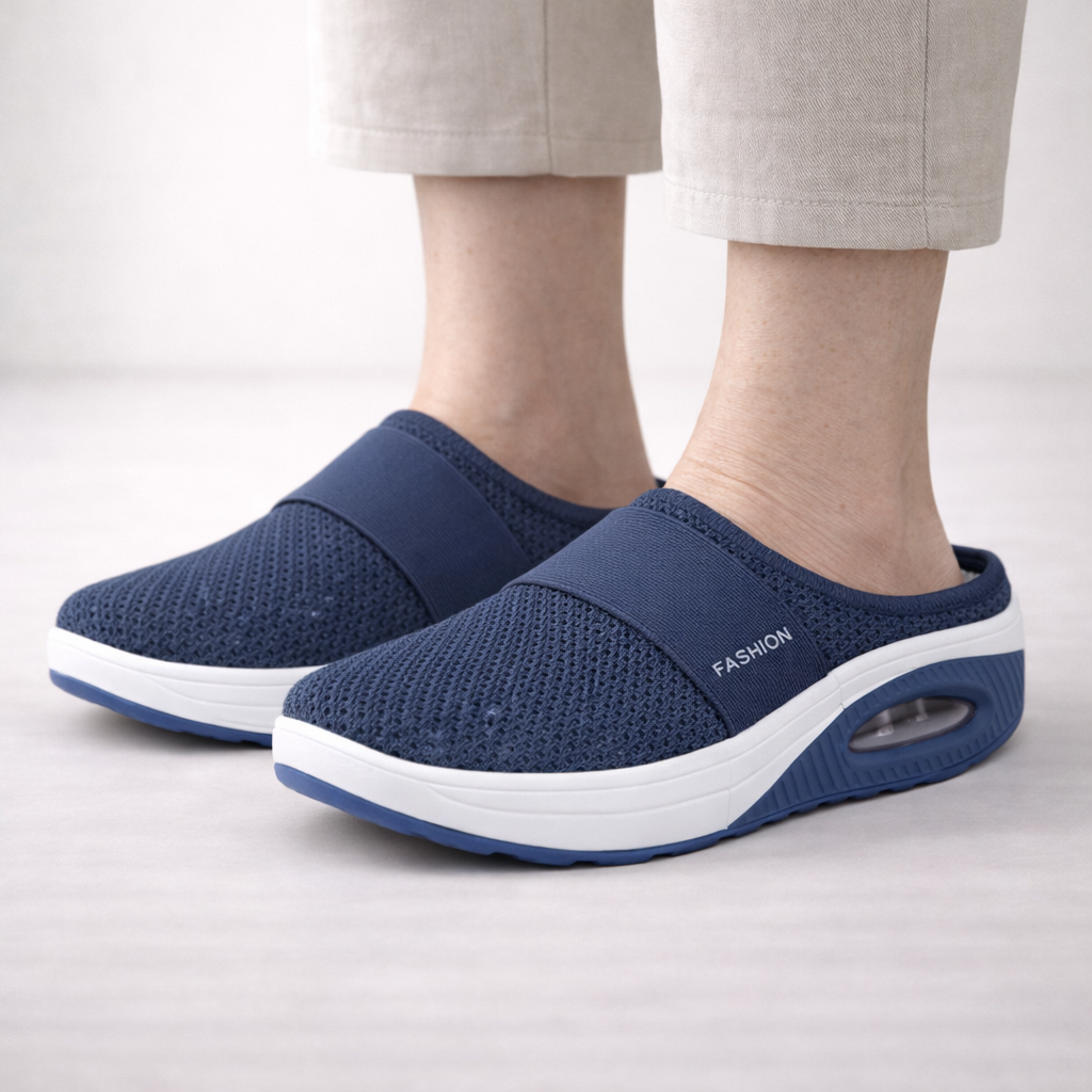 Zomerse Lily dames sandalen; orthopedische instappers bieden comfort en ondersteuning voor de voeten.