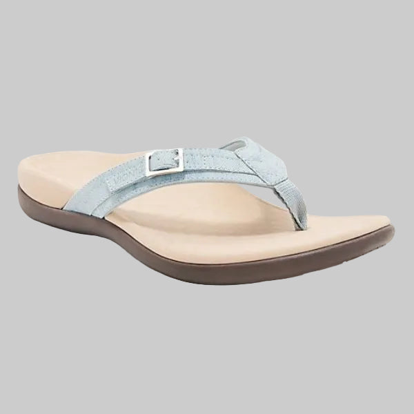 Zwarte comfortabele orthopedische slippers voor dames, bieden voetondersteuning en pijnverlichting voor zomerschoenen.