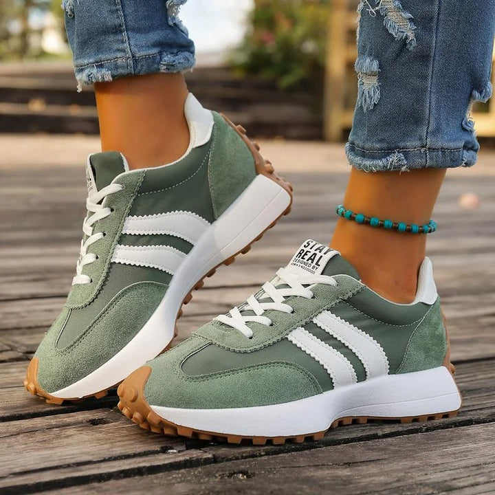 Trendy dames sneakers, orthopedisch en comfortabel voor gezonde voeten en dagelijks gebruik.