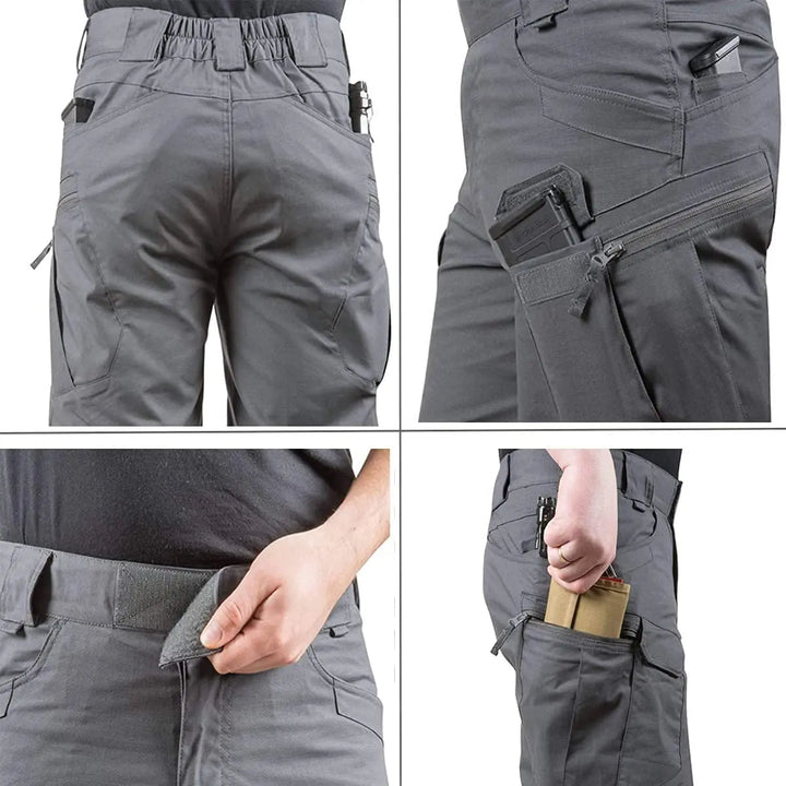 "Dames outdoor cargo shorts, waterdicht en ademend, met ruime zakken. Comfortabel, flexibel design in olijfgroene kleur."