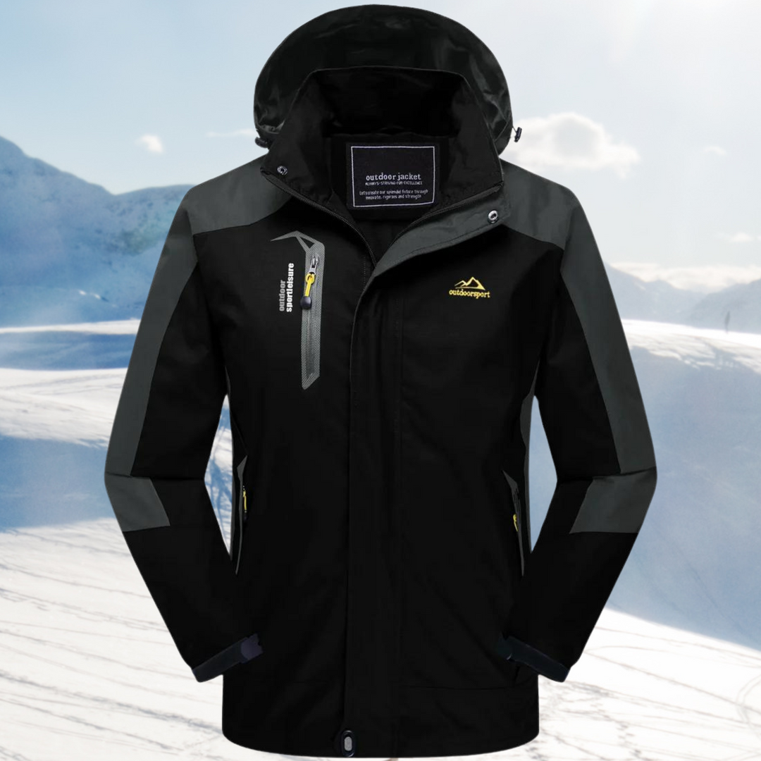 "Dames outdoorjas, wind- en waterdicht, lichtgrijs, ademend, capuchon, vrouwelijke pasvorm, geschikt voor avontuurlijke activ