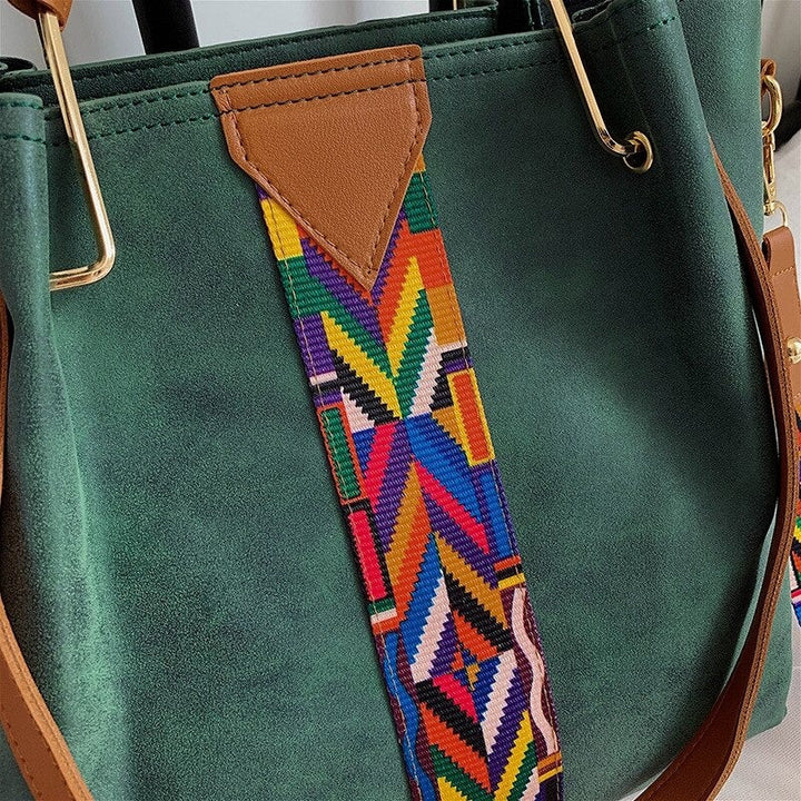 Bruine ruime PU leren damestas, perfect als schoudertas of shopper voor elke dag.