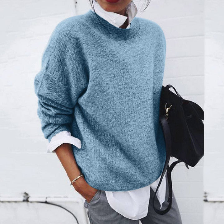 Veelzijdige dames trui, tijdloos design, perfect voor elke gelegenheid en winterkleding.