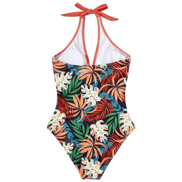 Volledige dames push-up bikini set, zwarte top en hoge taille slip. Stijlvolle strandkleding voor de zomer.