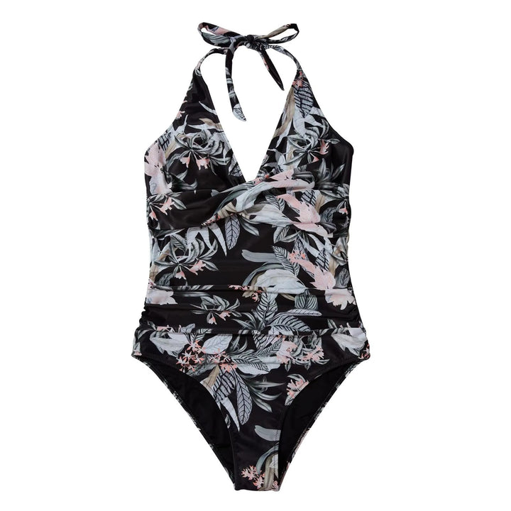 Close-up van de push-up bikinitop, toont de textuur en de ondersteuning. Dames badmode detail.