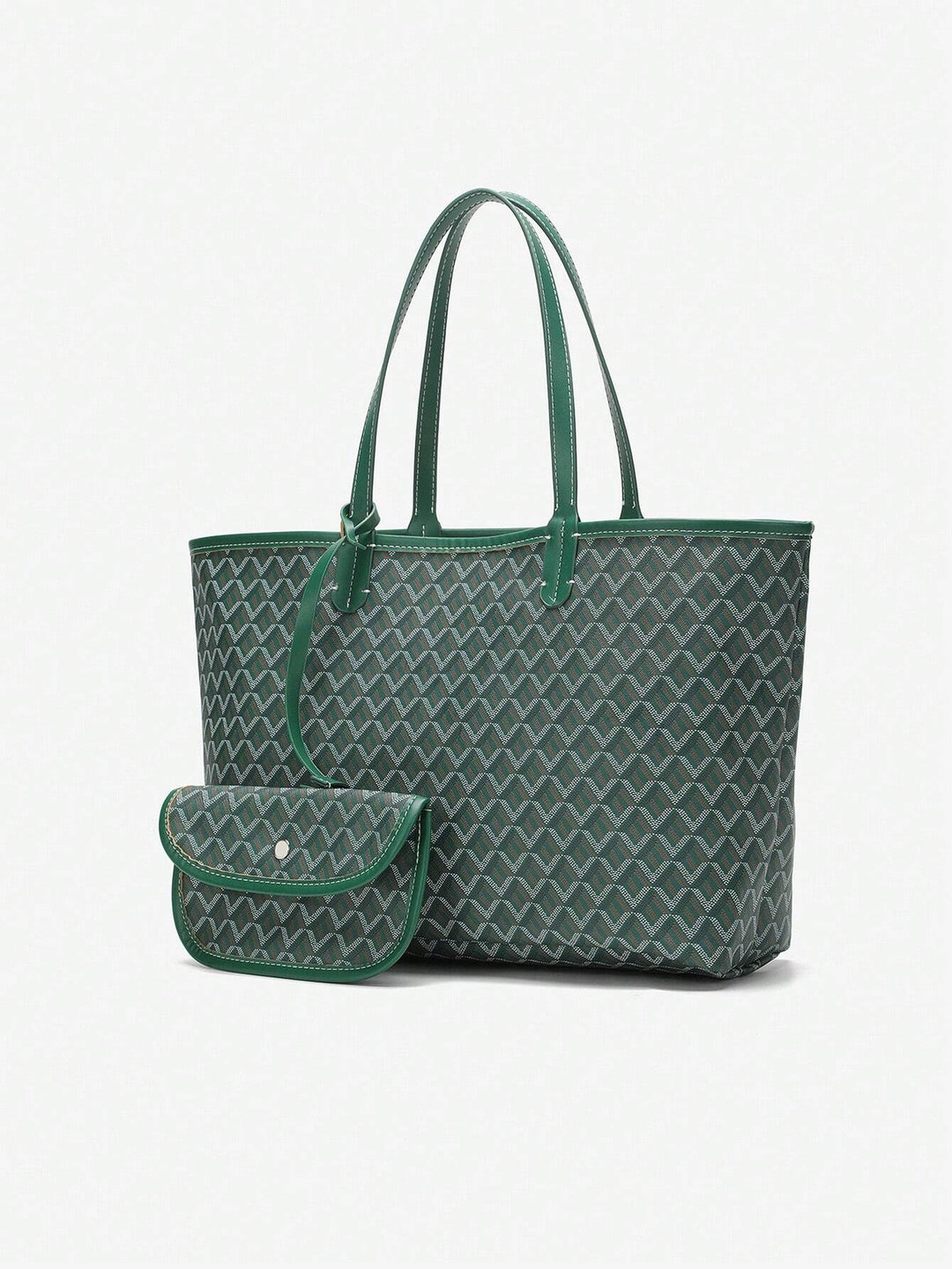 Dames PVC casual schouder tote bag, lichtgewicht en ruim. Ideaal voor dagelijks gebruik.