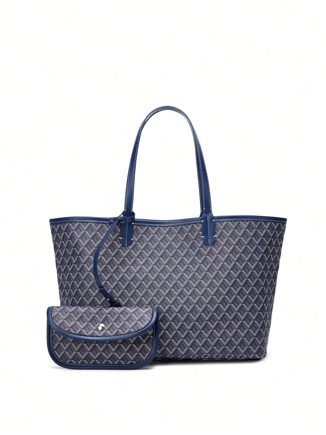 Trendy PVC schoudertas, casual design en ruim, ideaal voor de modebewuste dame.