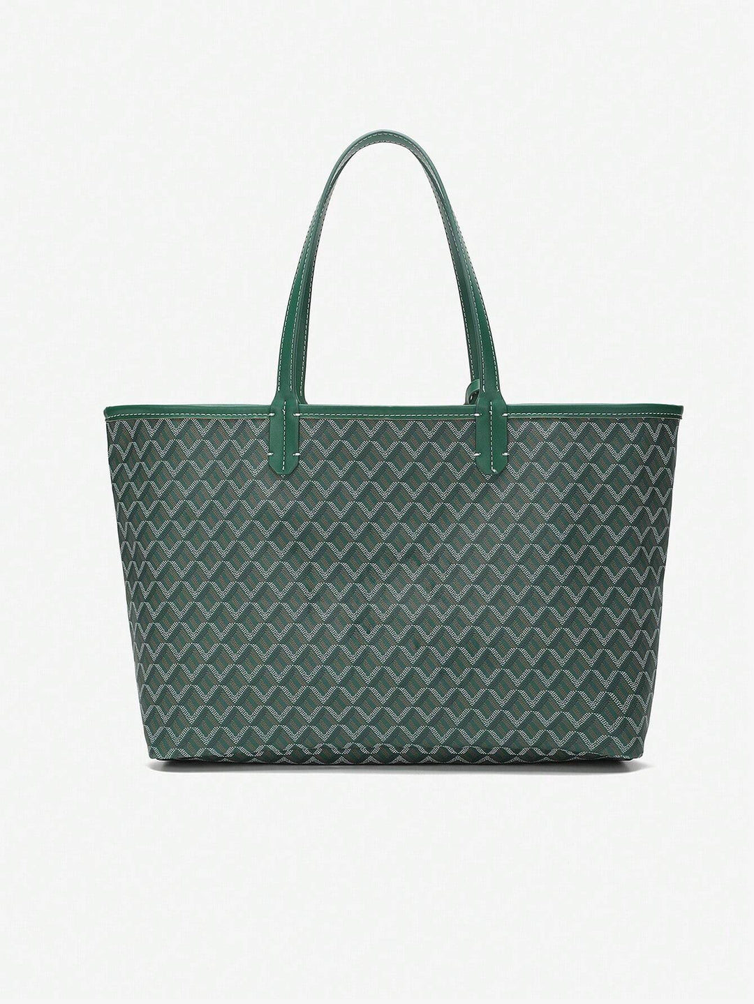 Stijlvolle ruime PVC schoudertas voor dames, met comfortabele hengsels. Een praktische accessoire.