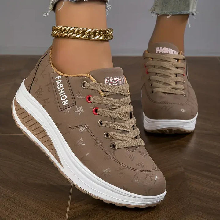 Dames sneakers voor comfortabel en pijnvrij lopen, met orthopedische voetsteun en verbeterde houding, ideaal voor dagelijks gebruik.