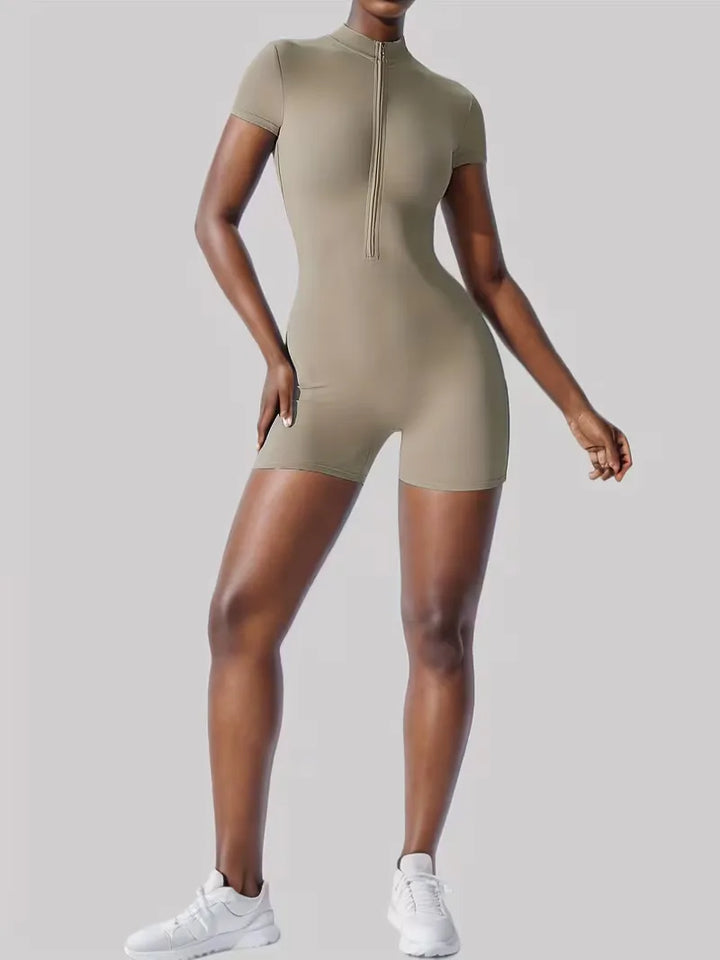 Comfortabele sportieve dames bodysuit, korte mouwen, ideaal voor elke sport.