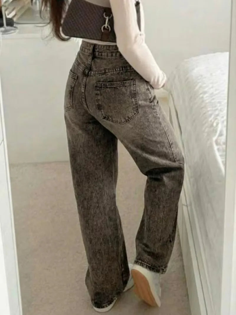 Dames straight jeans, mid-rise. Gemaakt van zacht denim voor optimaal draagcomfort.