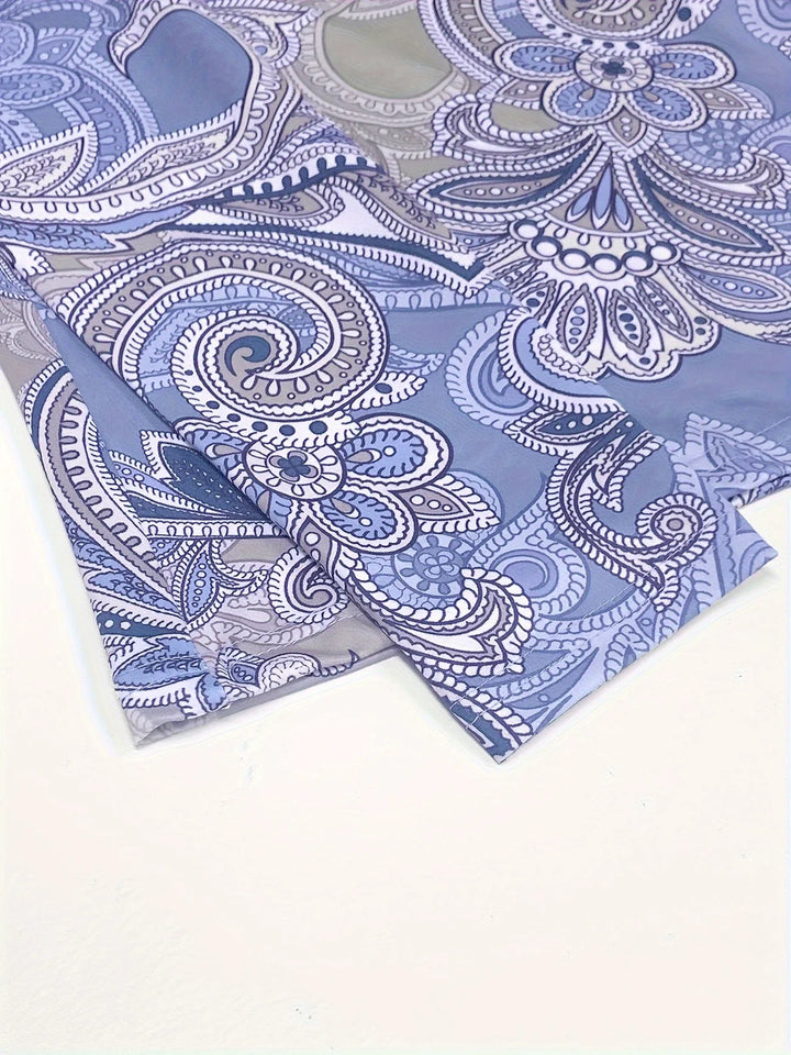 "Dames T-shirt met kleurrijke bloemenprint, casual pasvorm en comfortabele zachte stof, ideaal voor dagelijks gebruik."