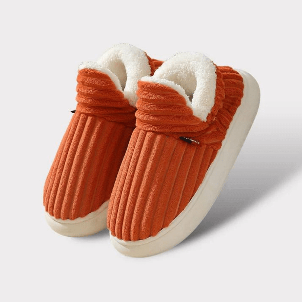 Stijlvolle dames sloffen met thermisch comfort, ideaal om je voeten warm te houden in huis.
