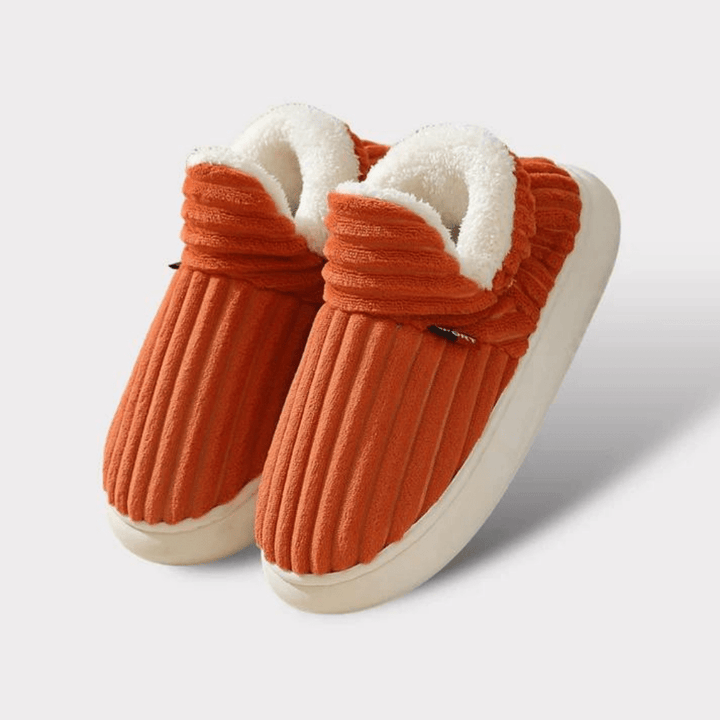Stijlvolle dames sloffen met thermisch comfort, ideaal om je voeten warm te houden in huis.