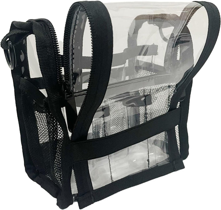 Dames transparante PVC make-up tas Aveline, ideaal voor reizen en dagelijks gebruik, waterdicht.