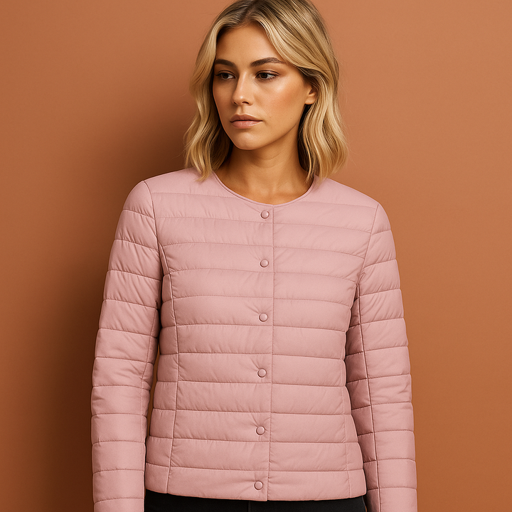 Comfortabele, ultralichte dames donsjas voor een stijlvolle herfst- of lentelook. Perfect als tussenjas.