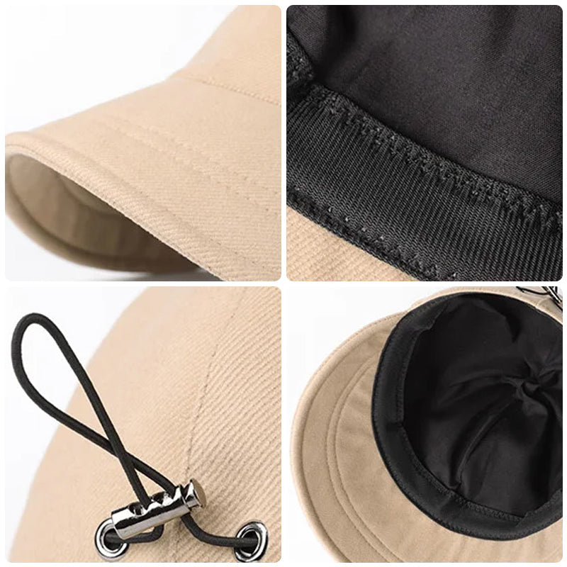 Sneldrogende en ademende dames UV-zonnehoed met brede rand. Comfortabele bescherming voor outdoor.
