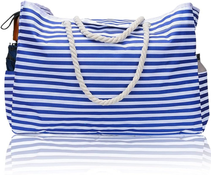 Ruime waterdichte strandtas van CoastCarry, perfect voor een dagje strand of als grote handtas.