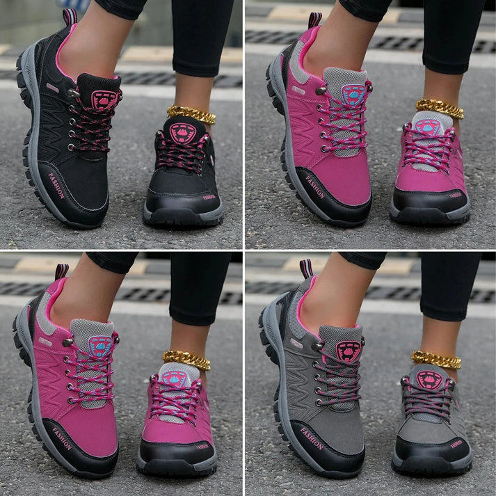 Duurzame waterdichte dames loopschoenen, 'new arrival', combineren comfort met grip voor elk outdoor terrein.