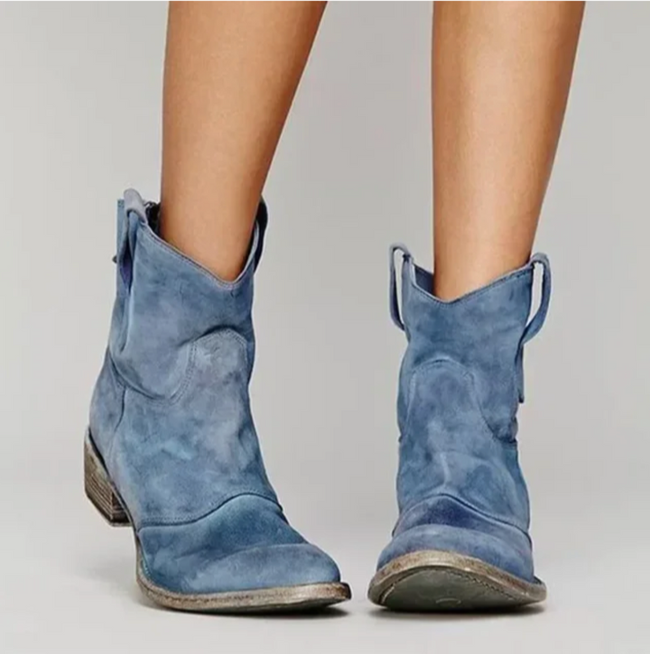 Stijlvolle dames cowboylaarzen met authentiek design. Deze trendy westernlaarzen zijn comfortabel en veelzijdig.