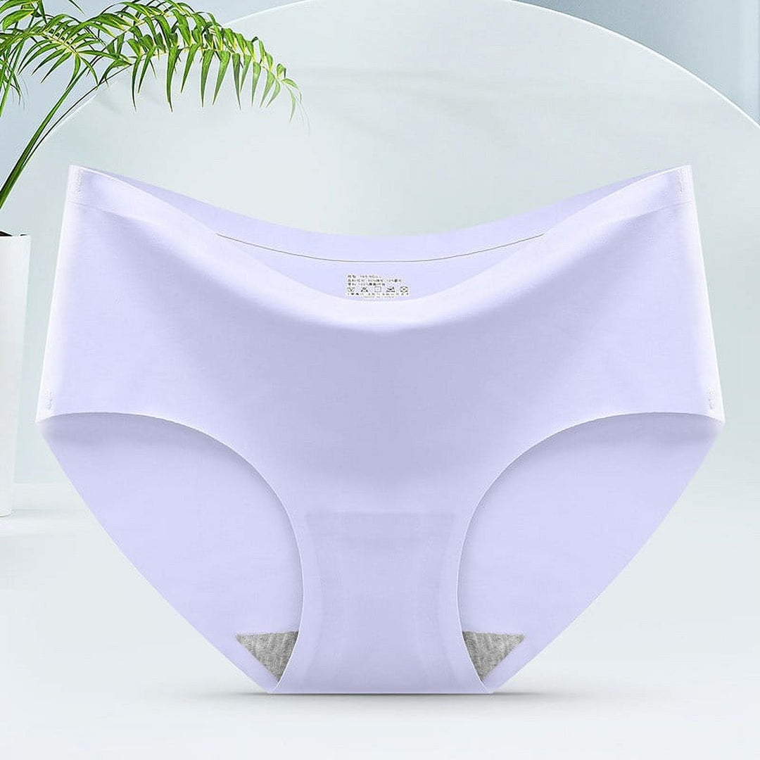 Dames zijdezacht naadloos ondergoed, comfortabele set van 5, onzichtbaar onder kleding FM.