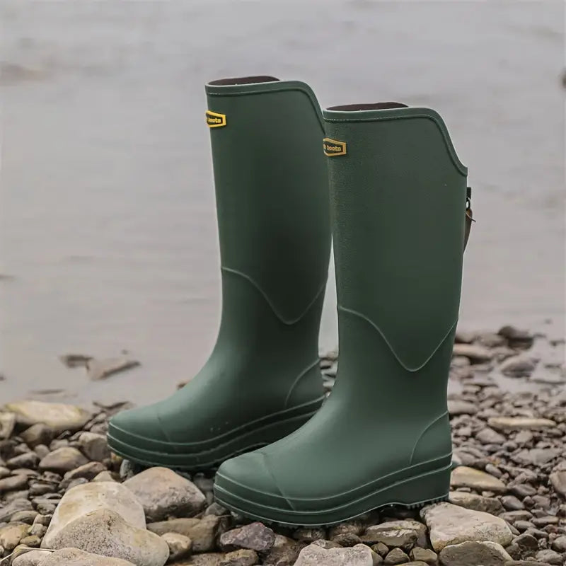 Dames regenlaarzen in diverse kleuren, waterdicht PVC, antislipzool, lichtgewicht en stijlvol ontwerp.