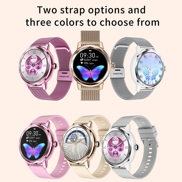 Dames Smartwatch Smart Gold – Luxe Sporthorloge Roestvrij Staal