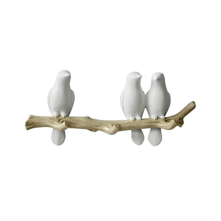 Speelse vogel kapstok voor kinderkamer of hal. Unieke muurdecoratie en functionele oplossing voor jassen en hoeden.