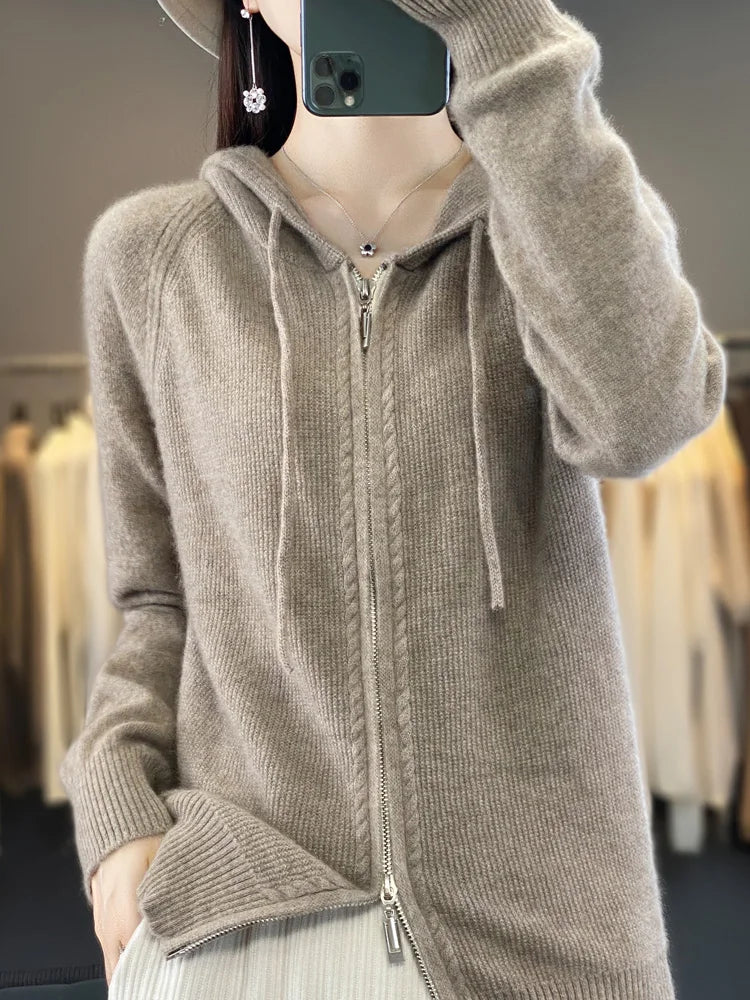 Veelzijdig dames wintervest, dik en warm, creëert een comfortabele en elegante winterlook.