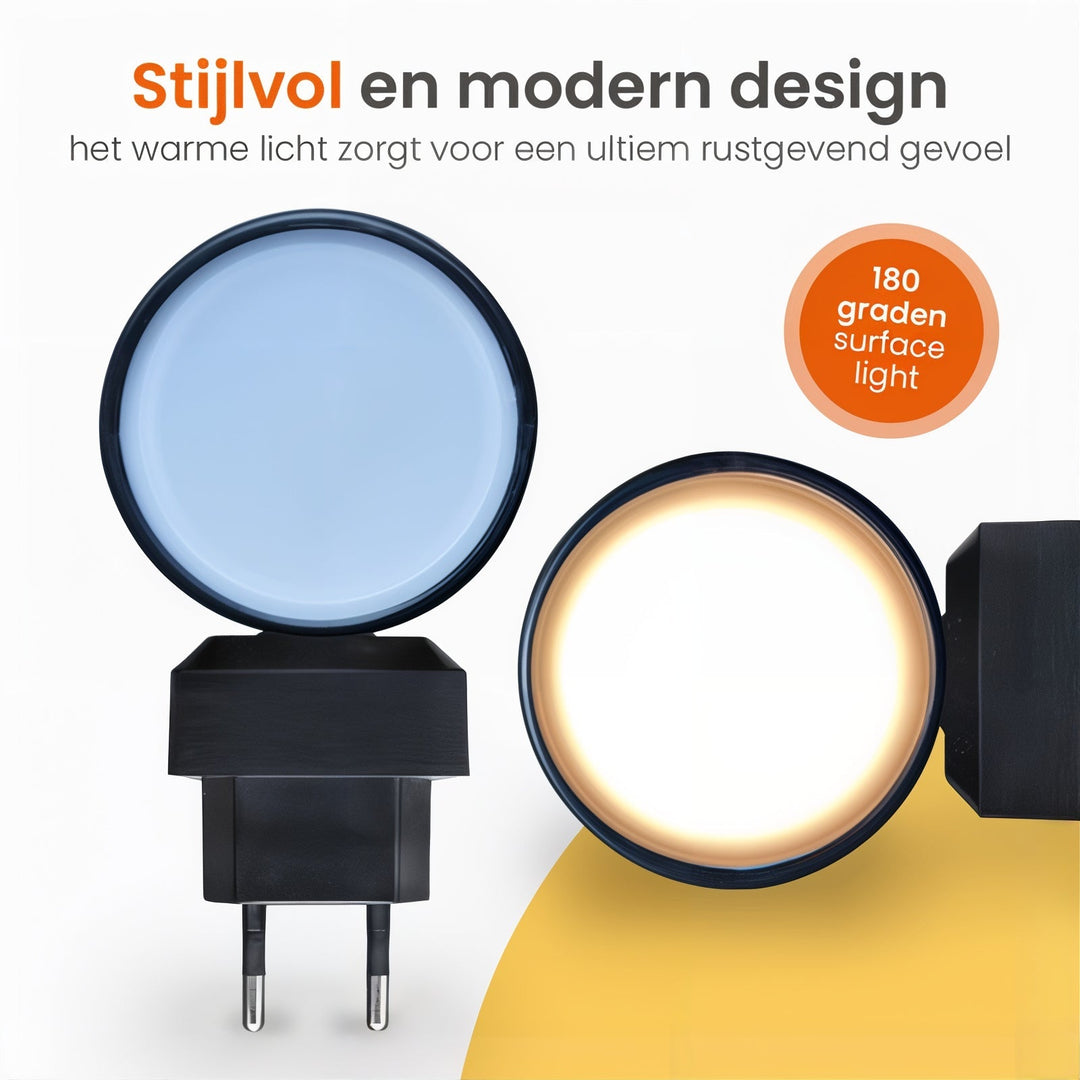 "Dimbare LED tafellamp met modern design, zwarte of witte kleur, elegantie, en traploze helderheidsaanpassing."