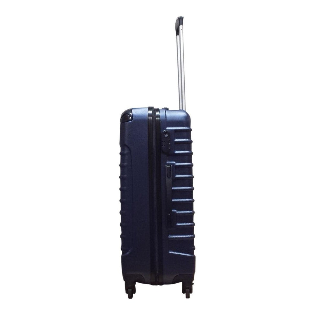Elegant donkerblauwe 2-delige ABS kofferset Palermo, robuust & stijlvol. Jouw perfecte vakantie reiskoffer set.