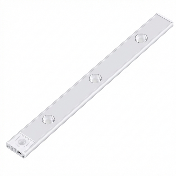 Draadloos LED bewegingssensor licht, perfect voor veilige verlichting in huis of hal, energiezuinig.