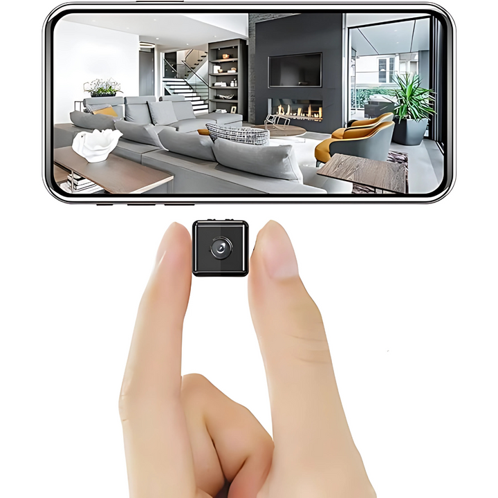 Draadloze 1080P WiFi beveiligingscamera, compact model voor thuisbewaking via app