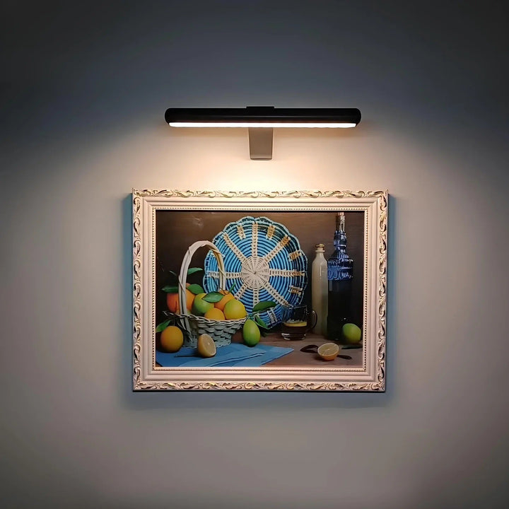 Energiezuinige LED schilderijverlichting; helder, dimbaar licht voor optimale weergave van kunst en decor.