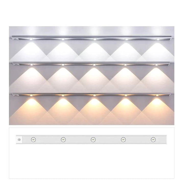 Compacte draadloze LED wandlamp, oplaadbaar en perfect voor extra sfeerverlichting