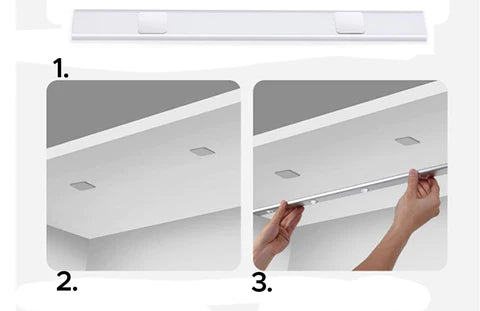 Draadloze LED lamp met bewegingssensor in neutrale kleur, veelzijdig inzetbaar