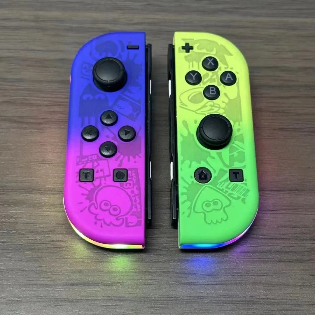 Essentiële Nintendo Switch accessoire: draadloze controller met levendige RGB LED-verlichting.