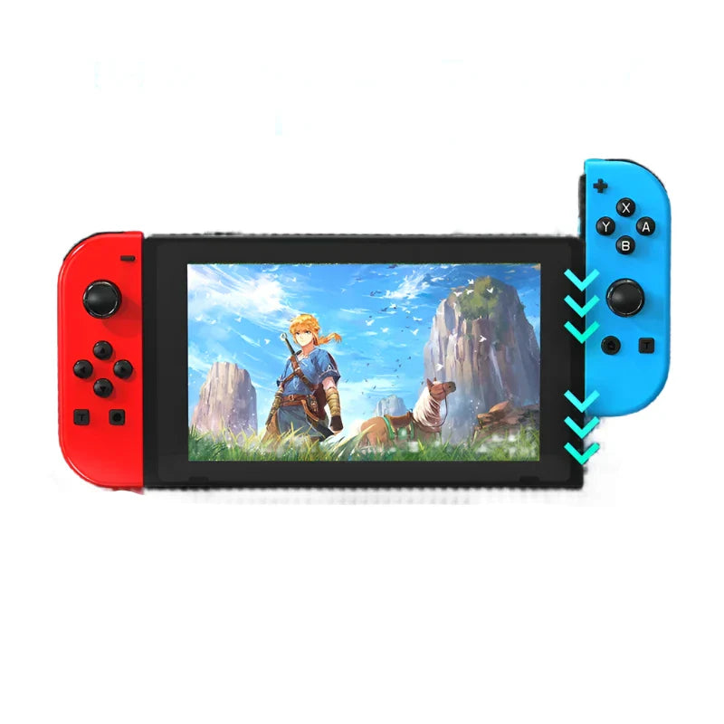 Unieke draadloze gaming controller voor Nintendo Switch met spectaculaire RGB LED-kleurweergave.