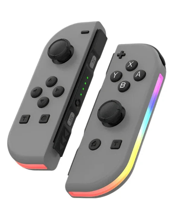 Draadloze Bluetooth gamepad voor Nintendo Switch, PC & Android met levendige RGB verlichting.