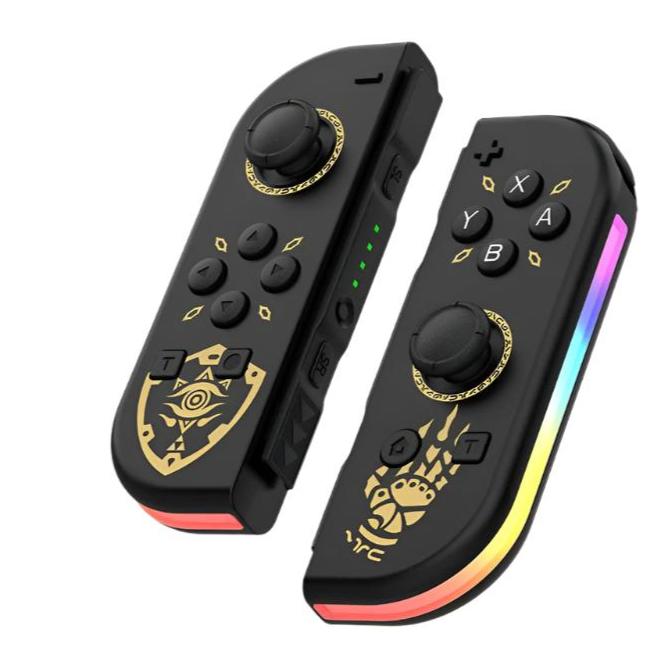 Multifunctionele draadloze controller voor Nintendo Switch, PC en mobiel, met RGB effecten.
