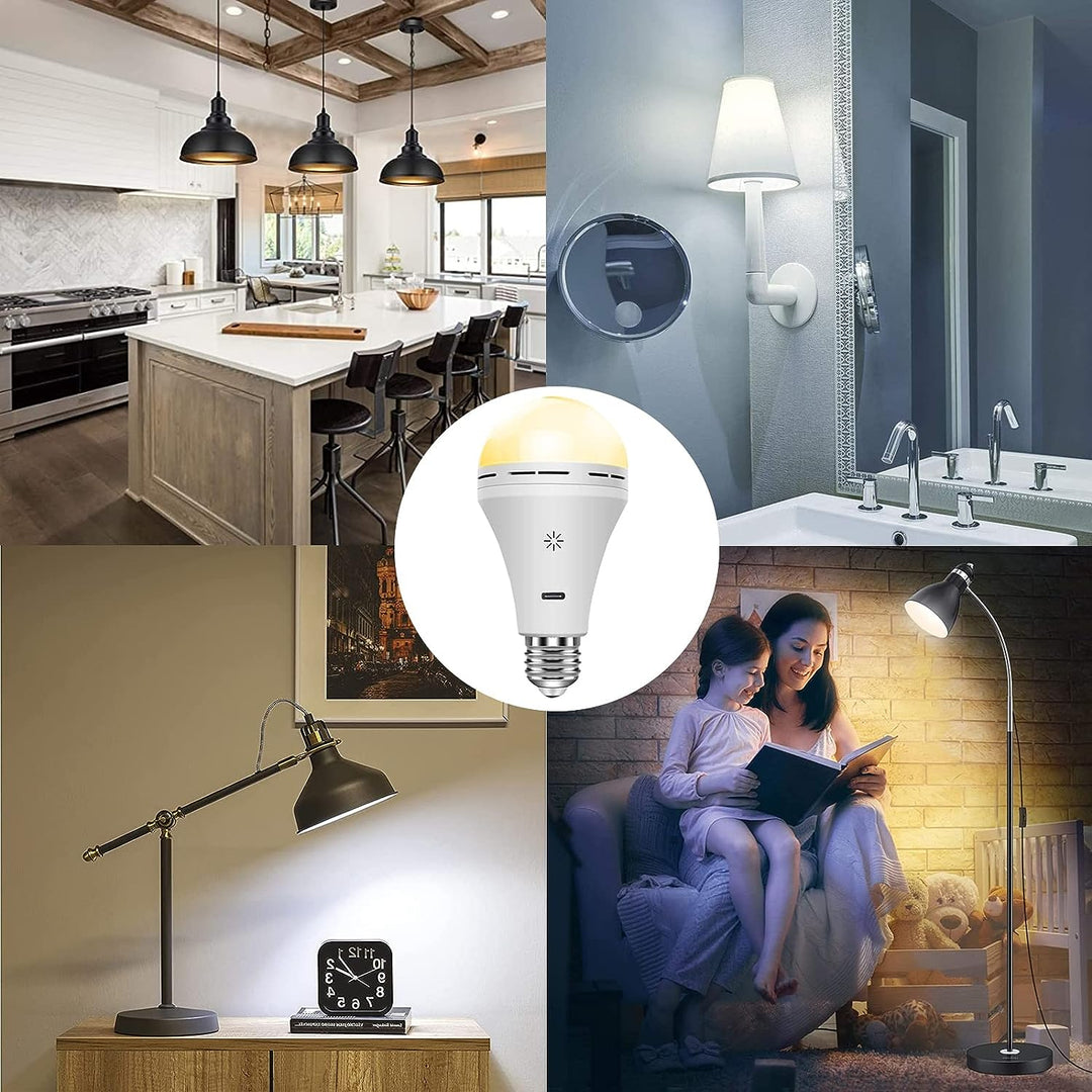 "Draadloze oplaadbare LED tafellamp met flexibel design, helder 700 lumen licht en aanraakbediening, ideaal voor buiten."