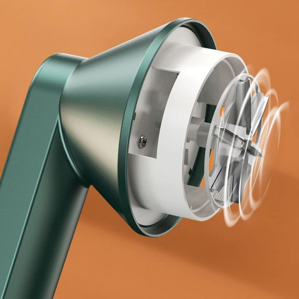 "Draadloze pluizenverwijderaar voor kleding, kleurrijk en compact ontwerp, effectief op diverse stoffen zonder schade."